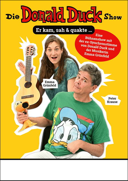 Die Donald Duck Show mit Peter Krause und Emma Gruenfeld - Plakat 2025